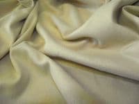 Faux Suede Suedette Fabric Material - STRETCHY CREAM